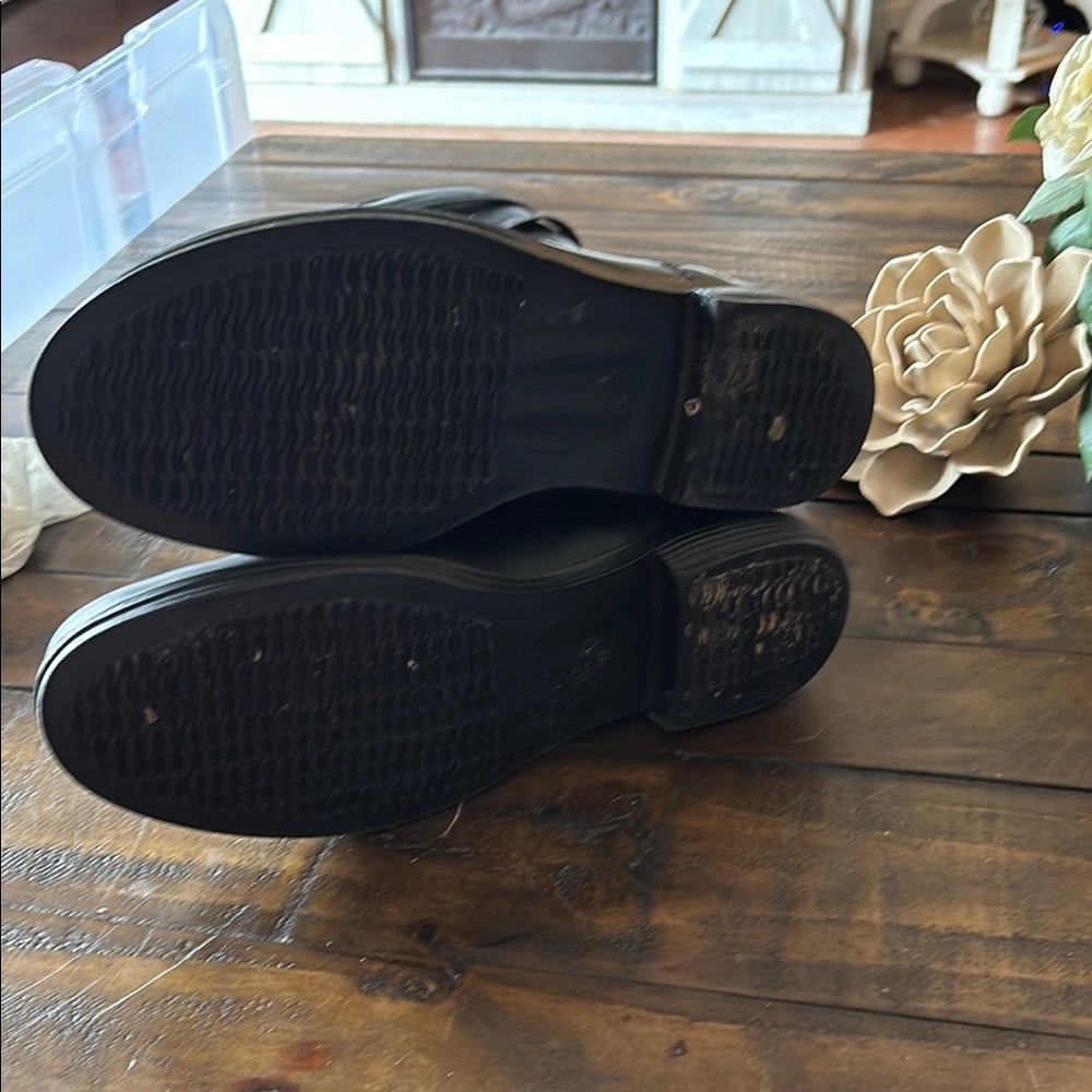 Mi.iM Black Glossy Winter Rain Boots - Picture 4 of 9